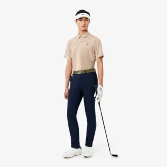 Regular Fit Ultra Dry Striped Golf Polo