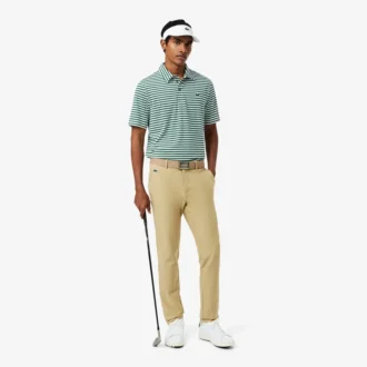 Regular Fit Ultra Dry Striped Golf Polo