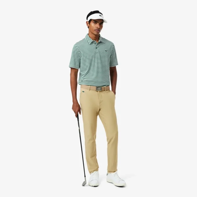 Regular Fit Ultra Dry Striped Golf Polo
