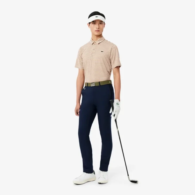 Regular Fit Ultra Dry Striped Golf Polo