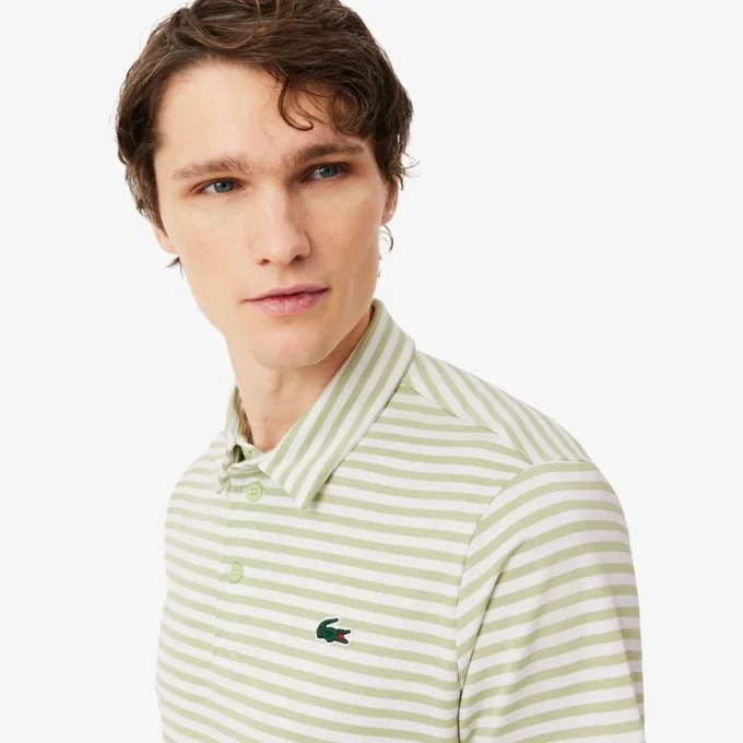 Regular Fit Ultra Dry Striped Golf Polo