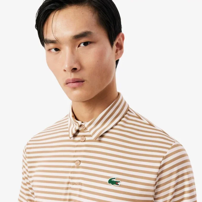 Regular Fit Ultra Dry Striped Golf Polo