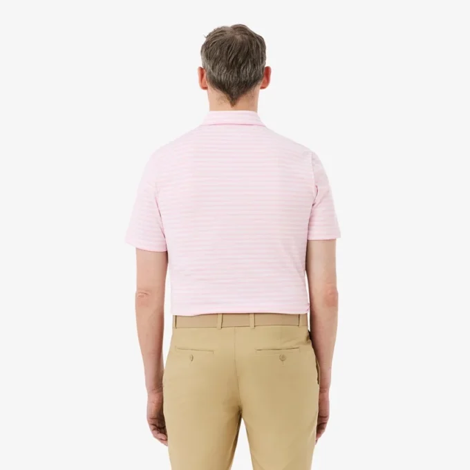 Regular Fit Ultra Dry Striped Golf Polo