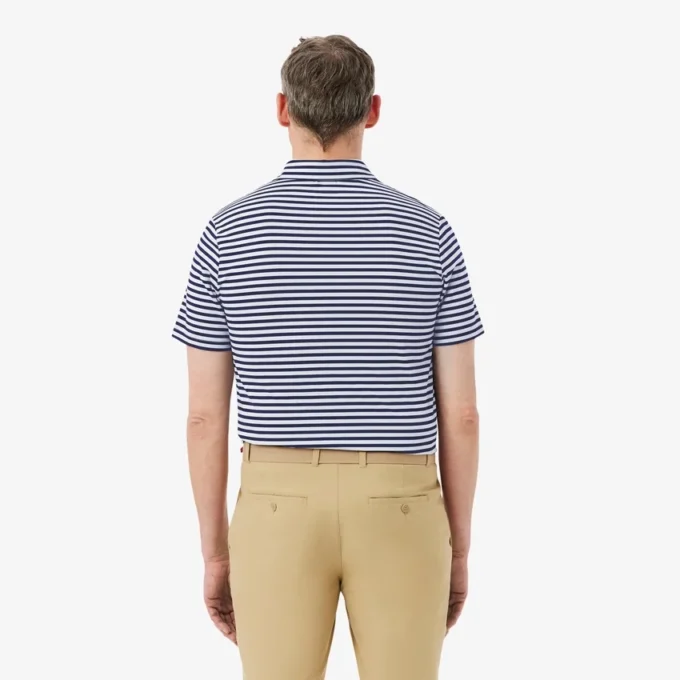 Regular Fit Ultra Dry Striped Golf Polo