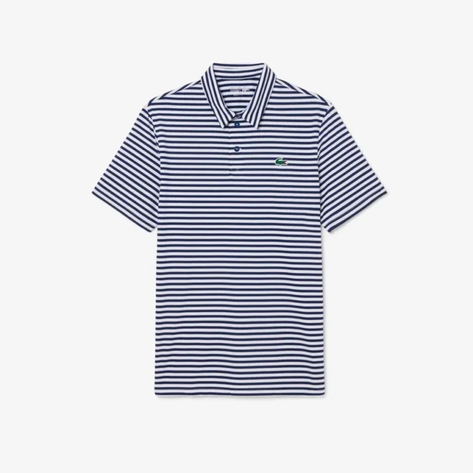 Regular Fit Ultra Dry Striped Golf Polo
