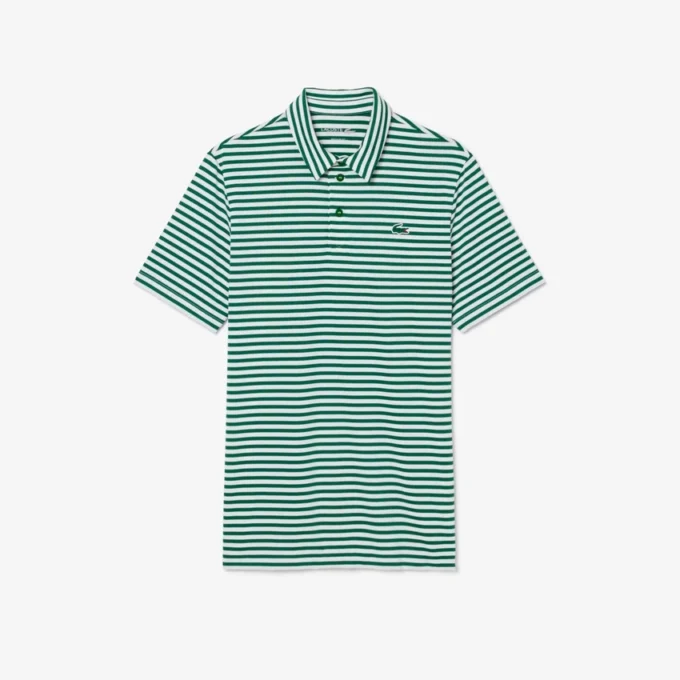 Regular Fit Ultra Dry Striped Golf Polo
