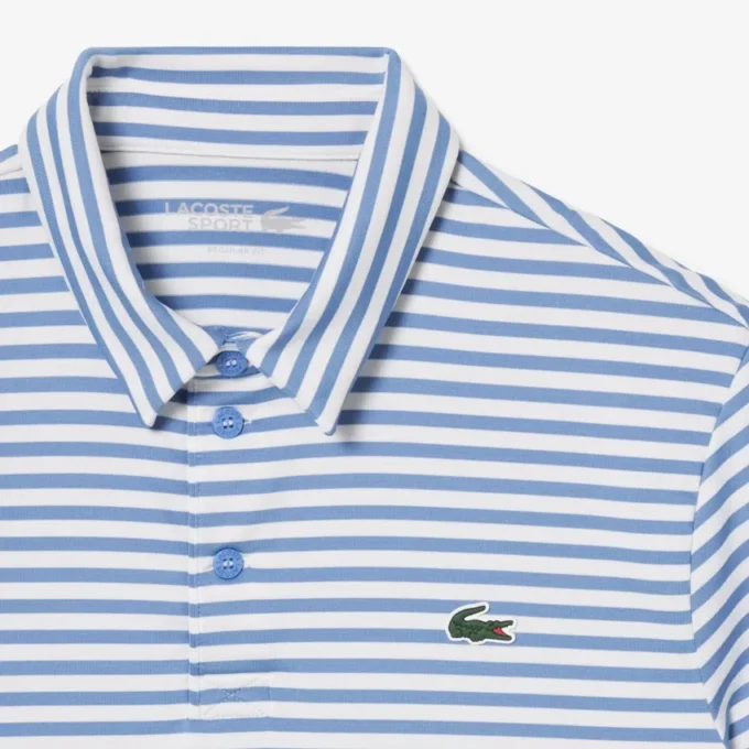 Regular Fit Ultra Dry Striped Golf Polo