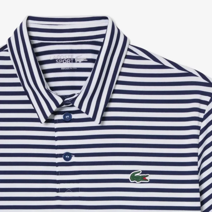 Regular Fit Ultra Dry Striped Golf Polo