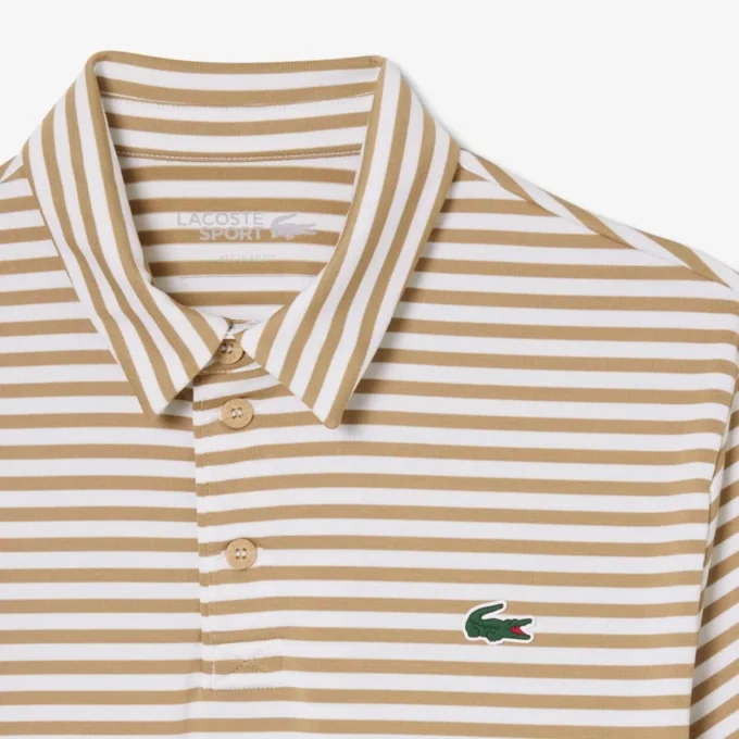 Regular Fit Ultra Dry Striped Golf Polo