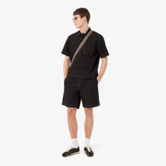 Relaxed Fit Poplin Shorts