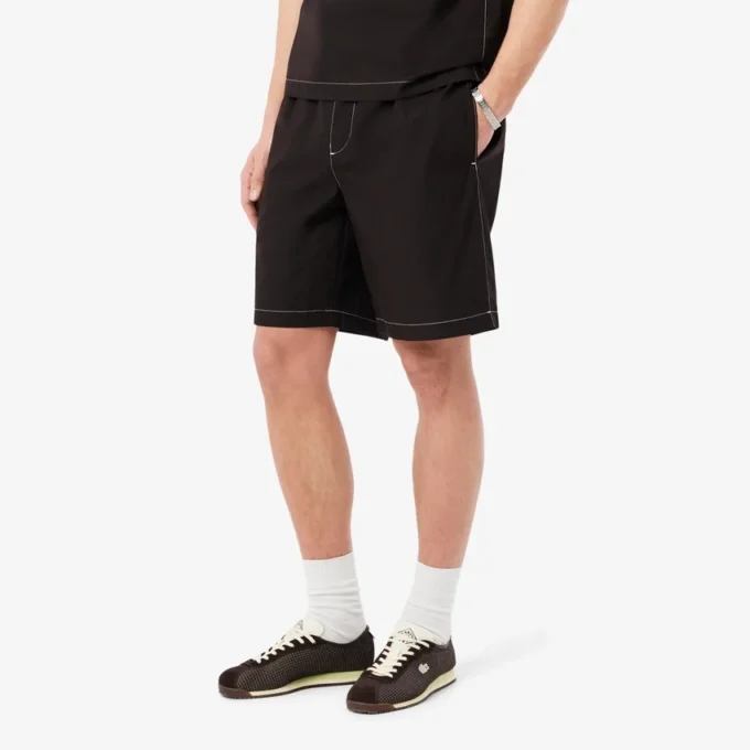 Relaxed Fit Poplin Shorts