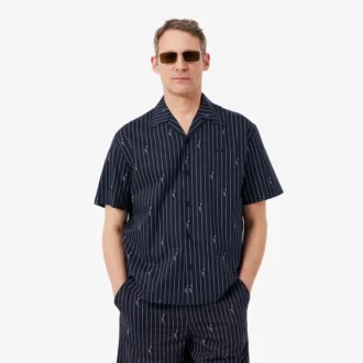 Relaxed Fit Print Twill Shirt