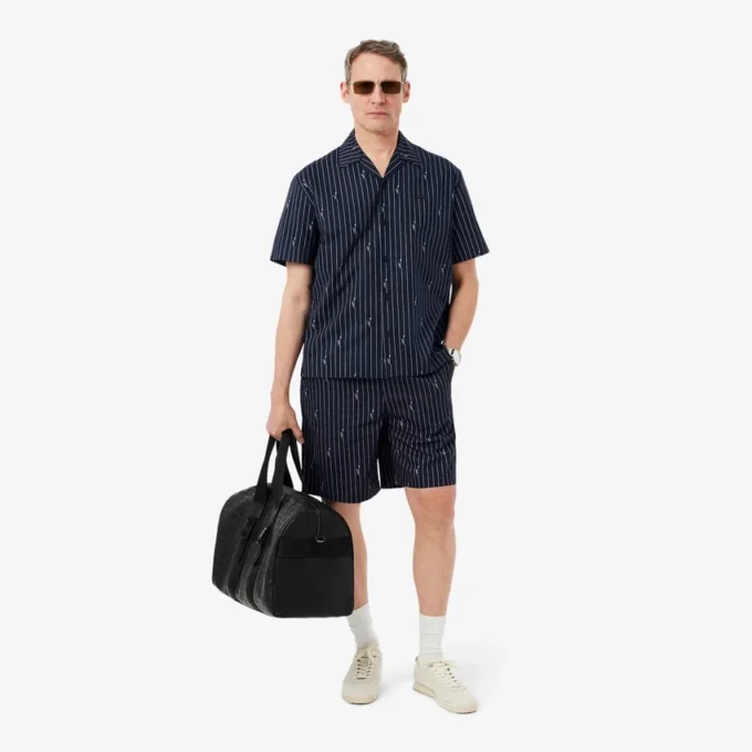 Relaxed Fit Print Twill Shirt