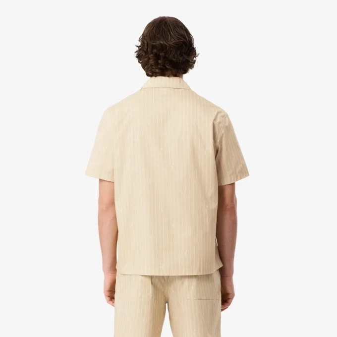 Relaxed Fit Print Twill Shirt