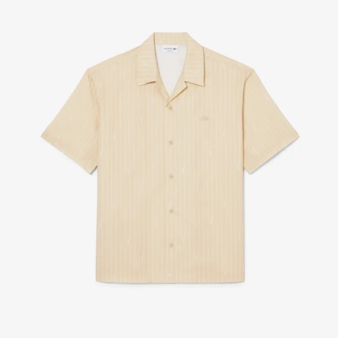 Relaxed Fit Print Twill Shirt