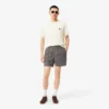 Relaxed Fit Printed Cotton Blend Shorts