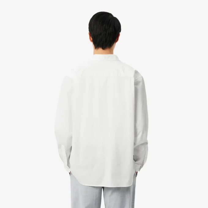 Relaxed Fit Printed Cotton Twill Shirt