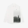 Relaxed Fit Printed Cotton Twill Shirt