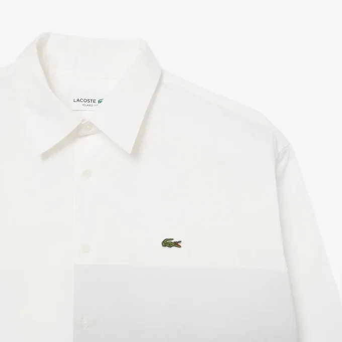 Relaxed Fit Printed Cotton Twill Shirt