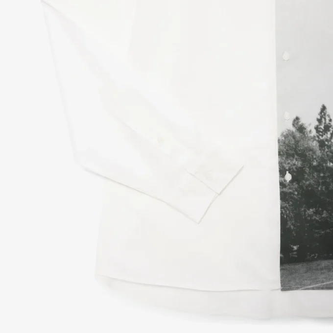 Relaxed Fit Printed Cotton Twill Shirt