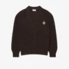 Relaxed Fit Ribbed Cotton Cardigan
