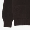Relaxed Fit Ribbed Cotton Cardigan