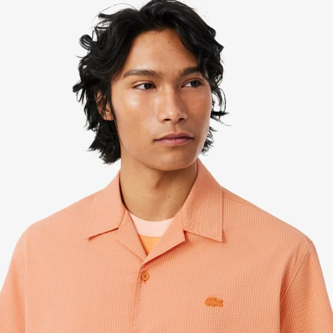 Relaxed Fit Seersucker Shirt