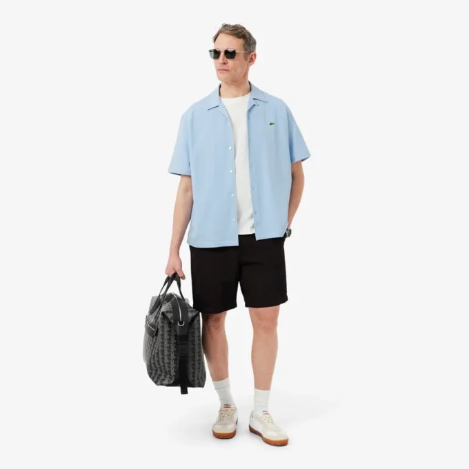 Relaxed Fit Short Sleeved Piqua Shirt