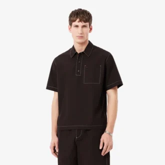 Relaxed Fit Short Sleeved Poplin Shirt