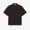 Relaxed Fit Short Sleeved Poplin Shirt