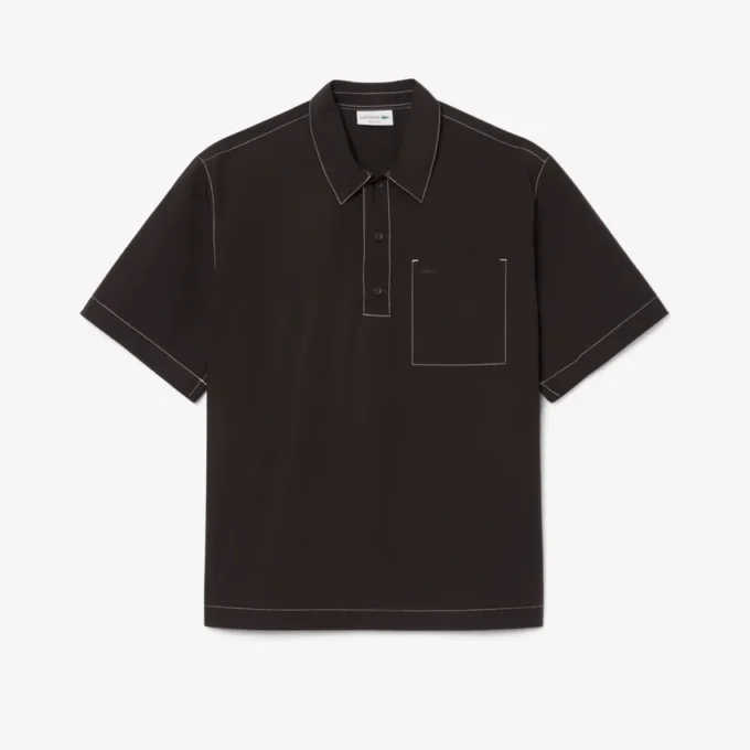 Relaxed Fit Short Sleeved Poplin Shirt