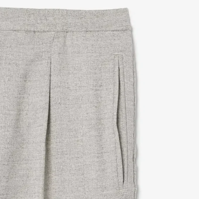 Relaxed Fit Slub Weave Pants