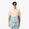 Relaxed Fit Striped Crocodile Shirt