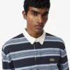 Relaxed Fit Striped Piqua Rugby Polo