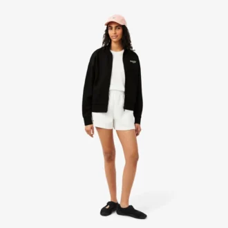 Relaxed Fit Zipped Badge Sweatshirt