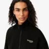 Relaxed Fit Zipped Badge Sweatshirt