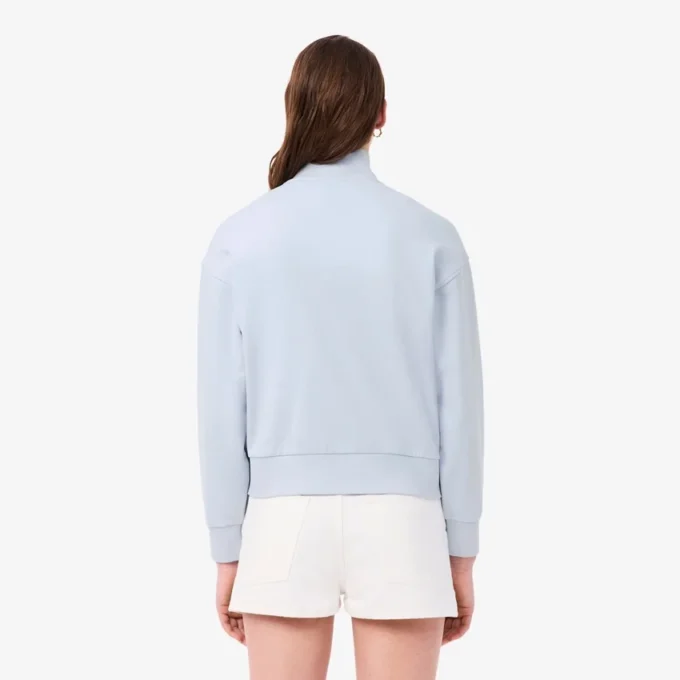 Relaxed Fit Zipped Badge Sweatshirt