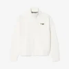 Relaxed Fit Zipped Badge Sweatshirt