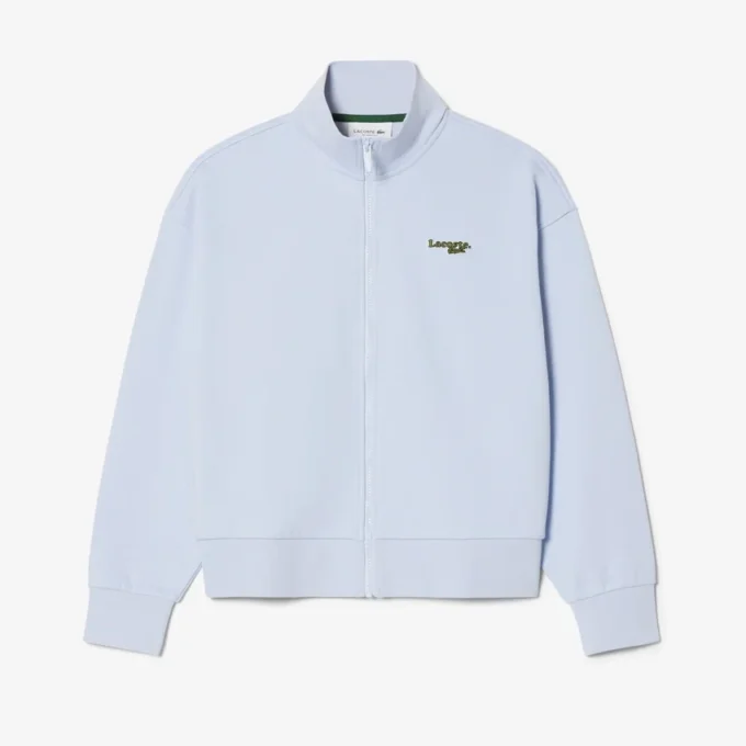 Relaxed Fit Zipped Badge Sweatshirt
