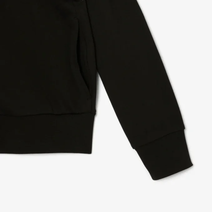 Relaxed Fit Zipped Badge Sweatshirt