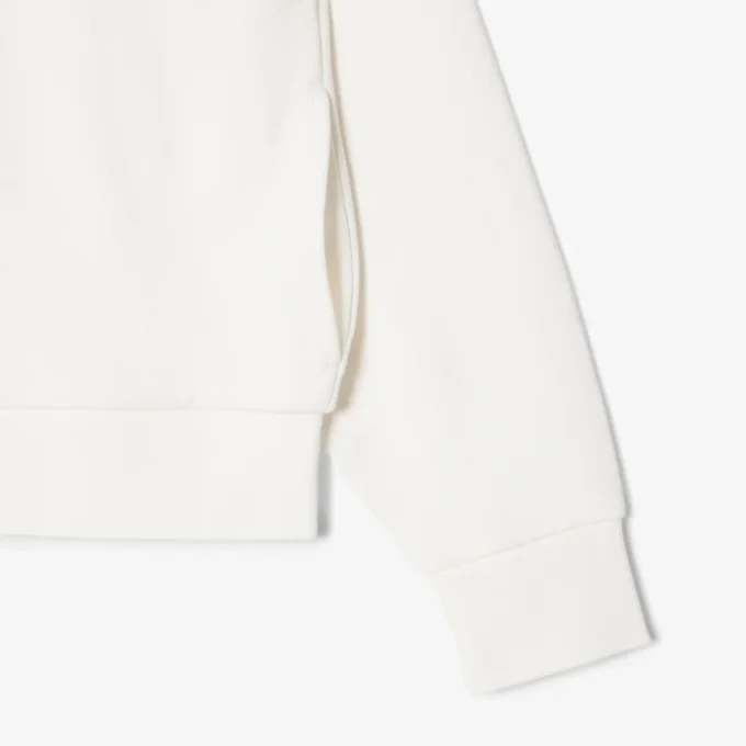 Relaxed Fit Zipped Badge Sweatshirt