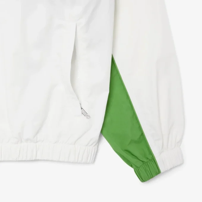 Relaxed Fit Zipped Cotton Twill Jacket