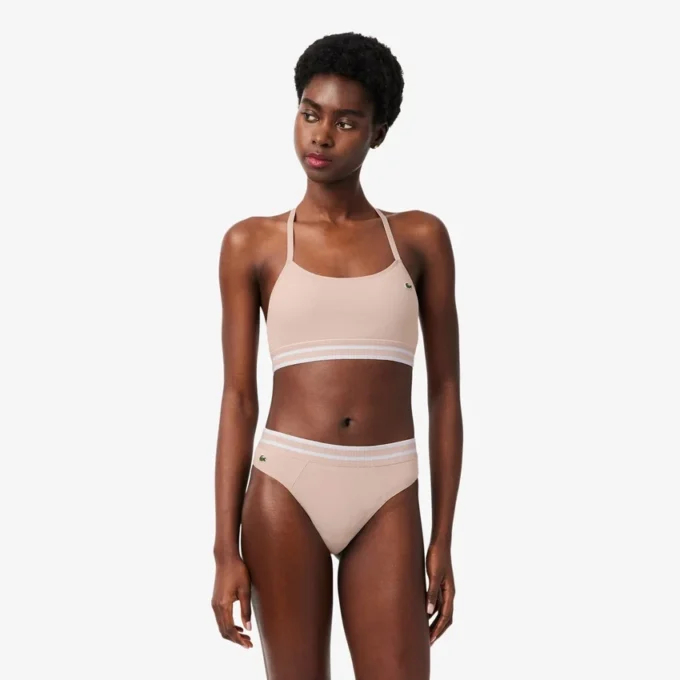 Ribbed Cotton Bralette