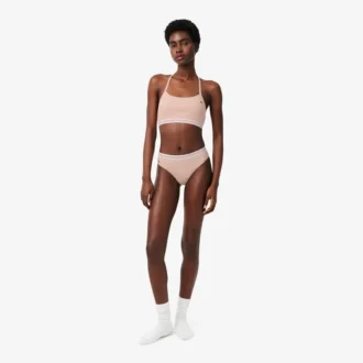 Ribbed Cotton Bralette