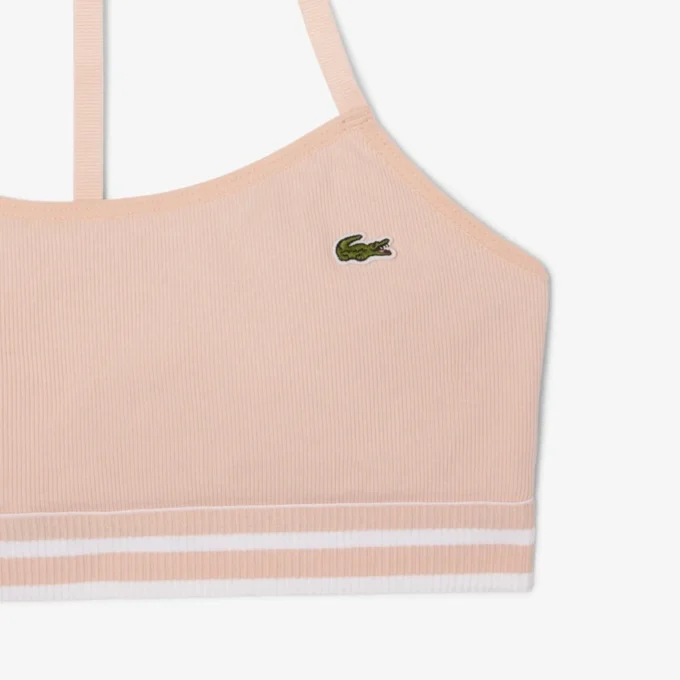Ribbed Cotton Bralette