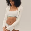 Ribbed Cotton Bralette