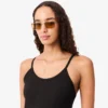 Ribbed Cotton Strappy Maxi Dress