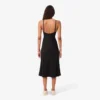 Ribbed Cotton Strappy Maxi Dress