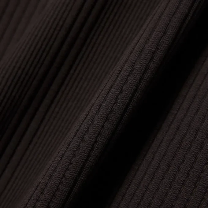 Ribbed Cotton Strappy Maxi Dress