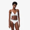 Ribbed Cotton Triangle Bralette